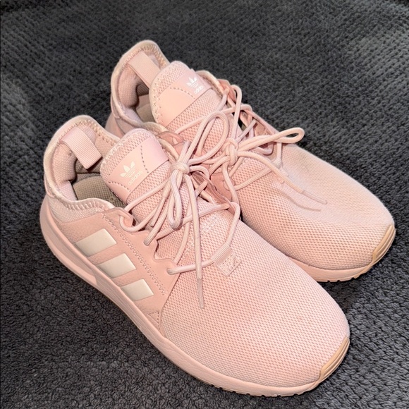 Adidas Originals X_PLR Pink Mesh Athletic Sneakers Womens Shoes Low Top sz 5 - Picture 2 of 15